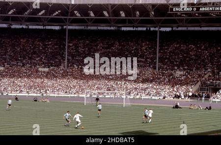 World Cup Finals 1966 Fan Amateur Photos from the stands 23rd July 1966 Quarter Final England versus Argentina  Match action  Photo by Tony Henshaw Archive Stock Photo