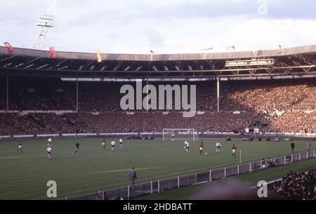 World Cup Finals 1966 Fan Amateur Photos from the stands 26 July 1966 Semi Final  England versus Portugal  Match action during the semi final  Photo by Tony Henshaw Archive Stock Photo