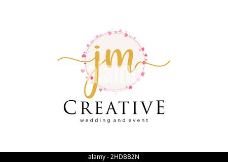 J M JM Initial letter handwriting and signature logo. A concept handwriting  initial logo with template element. 21869696 Vector Art at Vecteezy