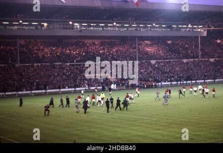 World Cup Finals 1966 Fan Amateur Photos from the stands 26 July 1966 Semi Final  England versus Portugal  The end of the match as England win 2-1 and progress to the Final  Photo by Tony Henshaw Archive Stock Photo