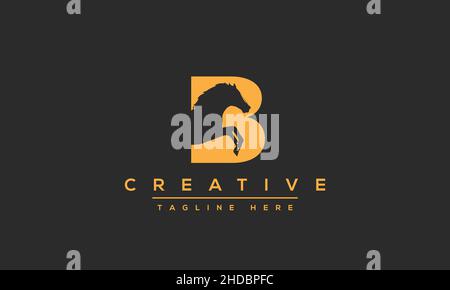 Modern abstract letter B logo design. Minimal B initial based icon. Initial BB vector Stock Vector