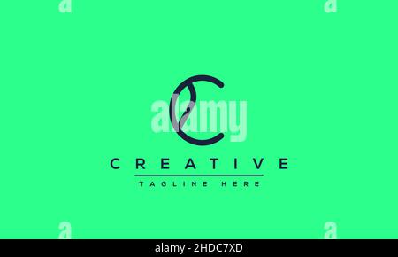 Modern creative letter C logo design. Minimal C, CC initial based vector icon Stock Vector