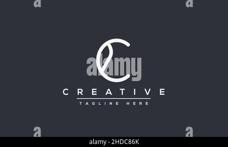 Modern creative letter C logo design. Minimal C, CC initial based vector icon Stock Vector