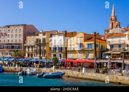Waterfront, Calvi, Corsica, Calvi, Corsica, France Stock Photo