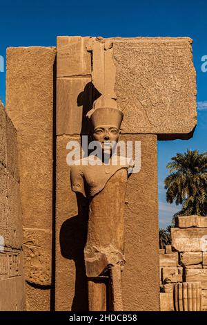 Vestibule behind the 6th pylon: Amun, Karnak Temple, Luxor, Thebes, Egypt, Luxor, Thebes, Egypt, Africa Stock Photo