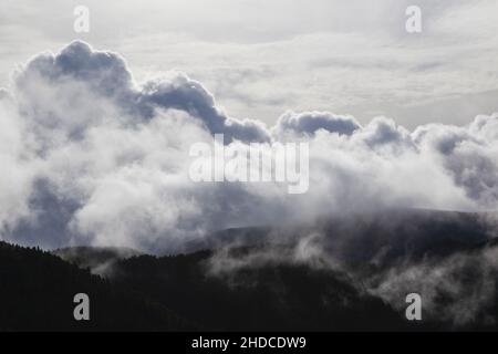 Portugal, Azoren, Sao Miguel, Dramatische Wolkenformation, Stock Photo