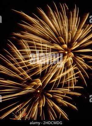 Feuerwerk, Happy New Year, Frohes Neues Jahr, Stock Photo