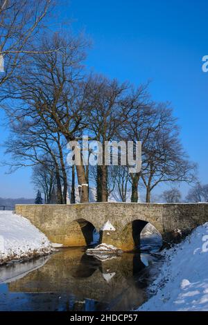 Roemerbruecke in Hunteburg, Stock Photo