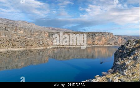 Euphrates river in Adiyaman, Turkey Stock Photo