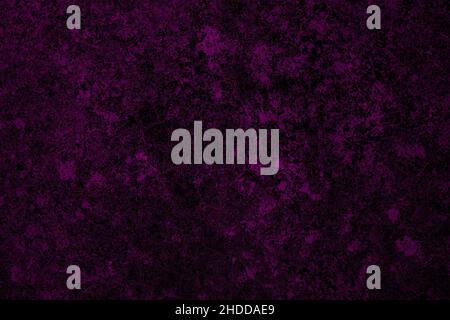 Purple color heavy grunge texture on an old concrete floor for background Stock Photo