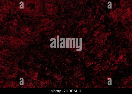 Saturated red grunge texture background of old concrete wall surface Stock Photo