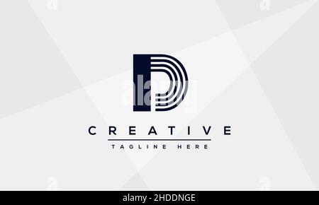 DD D initial based letter typography logo design vector Stock Vector ...