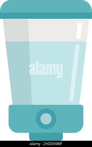 Soap wall dispenser icon. Flat illustration of Soap wall dispenser vector icon isolated on white background Stock Vector