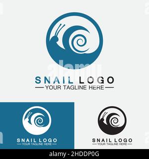 Snail Logo creative modern design inspiration vector Stock Vector