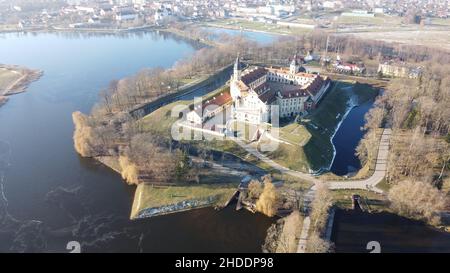 Nesvizh Castle, Minsk region, Belarus Stock Photo
