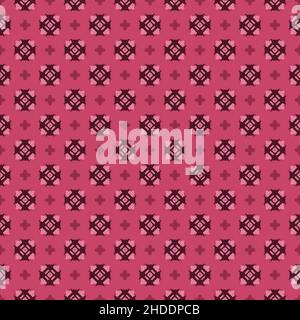 Pink color seamless pattern texture and template. Multicolored. Colorful ornamental graphic design. Colored mosaic ornaments. Vector illustration. EPS Stock Vector