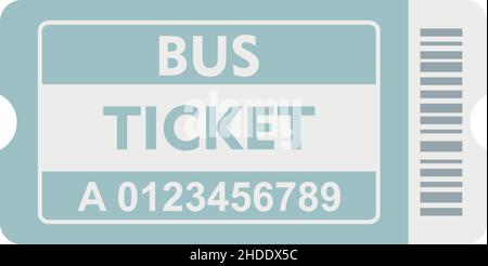 Machine bus ticket icon. Flat illustration of Machine bus ticket vector icon isolated on white background Stock Vector
