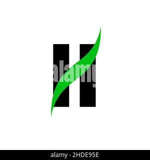 H logo vector design. Stock Vector