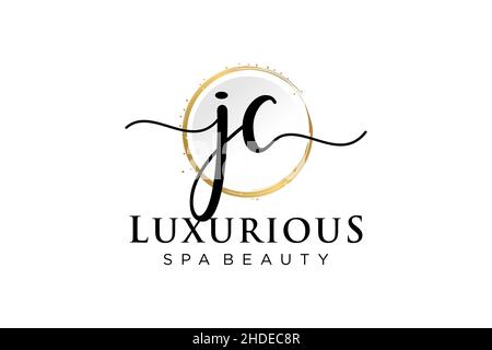 JC feminine logo. Usable for Nature, Salon, Spa, Cosmetic and Beauty ...