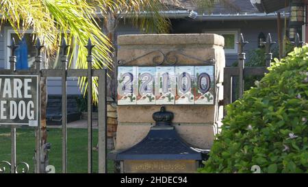 Canoga Park, California, USA 1st January 2022 A General view of atmosphere at Actress Judith Barsi's Home/house at 22100 Michale Street on January 1, 2022 in Canoga Park, California, USA. Judith Barsi was a child actress and in films including Jaws, and did voices for The Land Before Time and All Dogs Go To Heaven. This was her home and where her father murdered her and her mother then killed himself on July 25, 1988. Photo by Barry King/Alamy Stock Photo Stock Photo