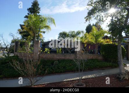 Canoga Park, California, USA 1st January 2022 A General view of atmosphere at Actress Judith Barsi's Home/house at 22100 Michale Street on January 1, 2022 in Canoga Park, California, USA. Judith Barsi was a child actress and in films including Jaws, and did voices for The Land Before Time and All Dogs Go To Heaven. This was her home and where her father murdered her and her mother then killed himself on July 25, 1988. Photo by Barry King/Alamy Stock Photo Stock Photo