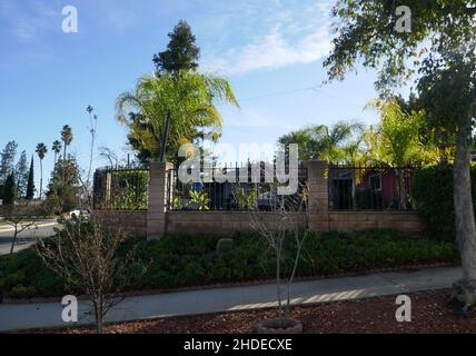 Canoga Park, California, USA 1st January 2022 A General view of atmosphere at Actress Judith Barsi's Home/house at 22100 Michale Street on January 1, 2022 in Canoga Park, California, USA. Judith Barsi was a child actress and in films including Jaws, and did voices for The Land Before Time and All Dogs Go To Heaven. This was her home and where her father murdered her and her mother then killed himself on July 25, 1988. Photo by Barry King/Alamy Stock Photo Stock Photo