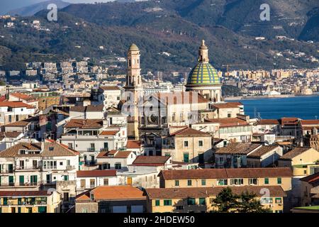 Chiesa Parrocchiale di S.Giovanni Battista, Vietri sul Mare, Amalfi Coast, Italy Stock Photo