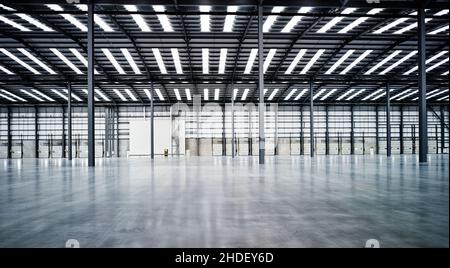 Distribution centre, Maersk trucking, DP World London Gateway Stock Photo