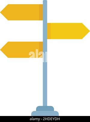 Travel directions icon. Flat illustration of Travel directions vector icon isolated on white background Stock Vector