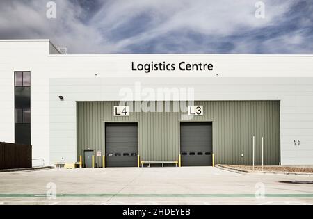 Logistics unit, distribution centre Stock Photo