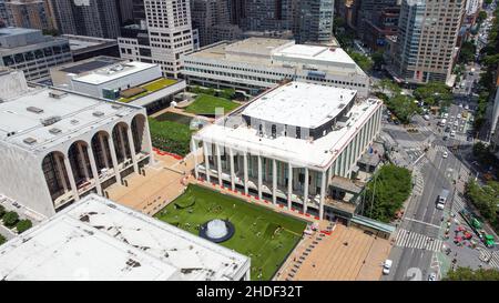 David Geffen Hall, Lincoln Center for the Performing Arts, Manhattan, New York City, NY Stock Photo