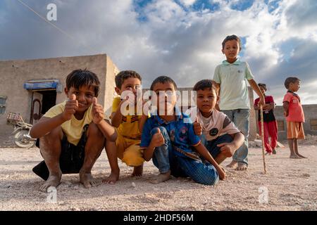 children on Socotra island  (CTK Photo/Ondrej Zaruba) Stock Photo