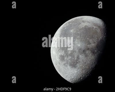 moon, planet, moon phases, moons, astronomy, planets Stock Photo