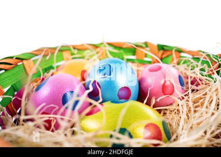 easter, easter egg, easter nest, easters, easter eggs Stock Photo