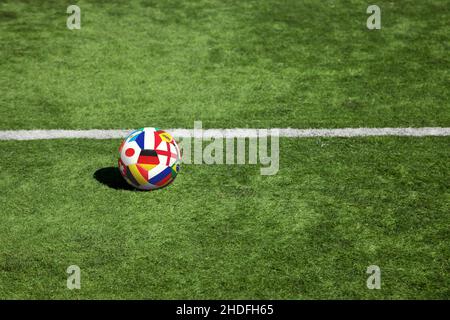 soccer, line, soccers, lines Stock Photo