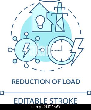 Reduction of load concept icon Stock Vector Image & Art - Alamy