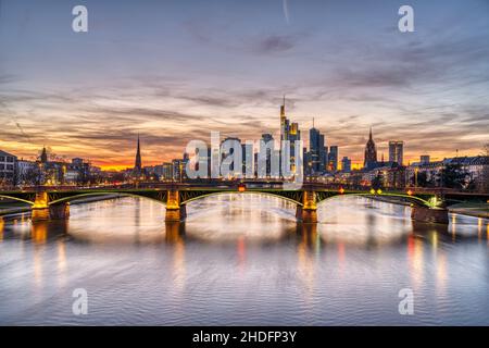main river, frankfurt, main rivers, frankfurts Stock Photo