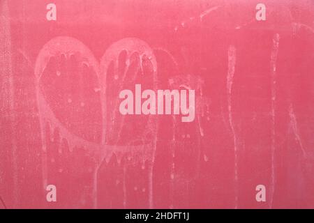 Abstract background in rouge with a faded heart shape Stock Photo