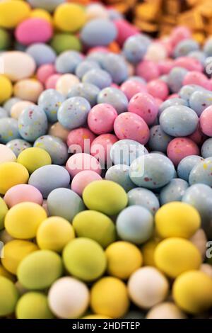 multi colored, candy egg, multi coloreds, candy eggs Stock Photo