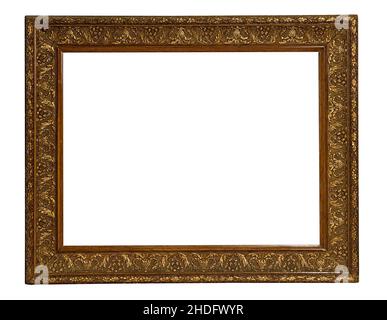 gilded, picture frame, gildeds, picture frames Stock Photo