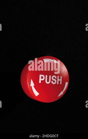 emergency stop, shutoff, push, push-button, button, emergency, emergency button, emergency sign, emergency stops, stopp, shutoffs Stock Photo