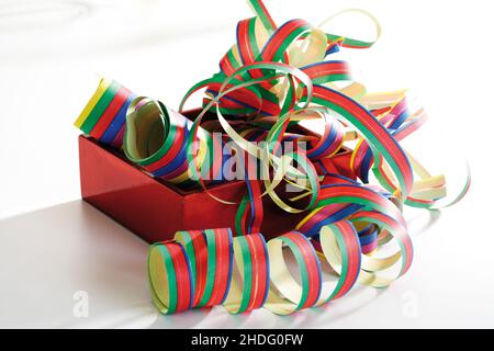 streamer, party decoration, streamers, party decorations Stock Photo