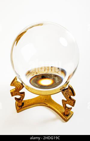 superstition, crystal ball, clairvoyance, occultism, superstitions, crystal balls, clairvoyances Stock Photo