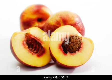 stonefruit, nectarine, stonefruits, nectarines Stock Photo