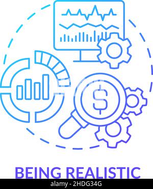 Being realistic concept icon Stock Vector Image & Art - Alamy