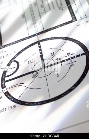 floorplan, surveying, technical drawing, floorplans Stock Photo - Alamy