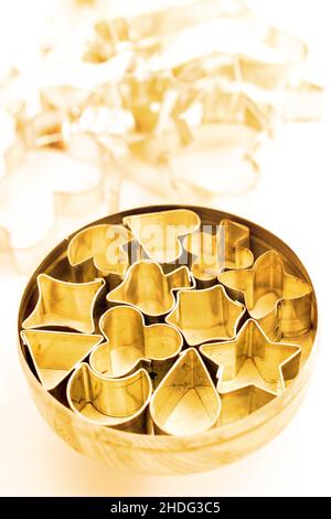 christmas cookies, cookie cutter, christmas biscuit, cookie cutters Stock Photo