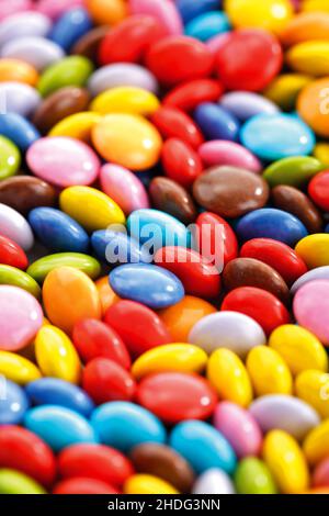 chocolate lentils Stock Photo