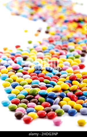 chocolate lentils Stock Photo