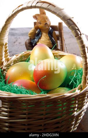 easter, easter egg, easter basket, easter decoration, easters, easter eggs, easter baskets, easter decorations Stock Photo